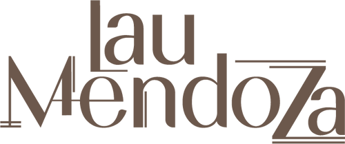 Logo de Lau Mendoza, tienda de moda y bienestar.